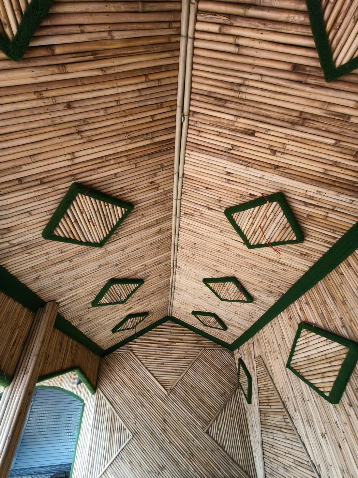 Bamboo Ceiling Design
